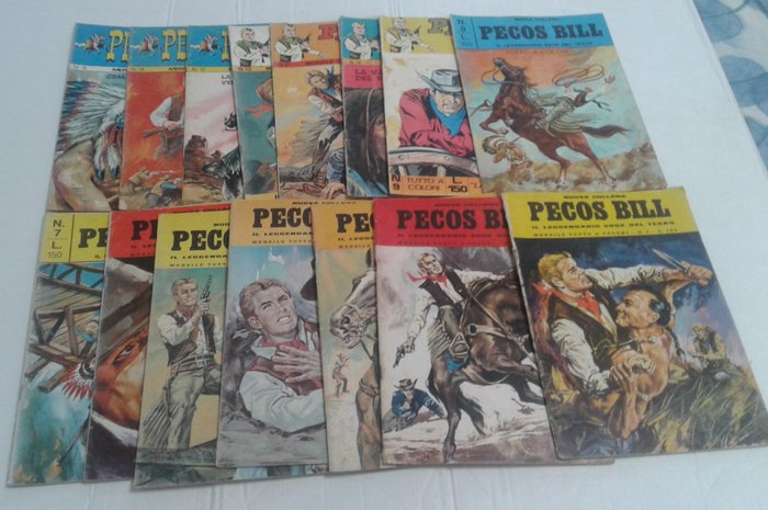 Pecos Bill 1/15 completa - Williams formato albo d'oro - 1 Complete series - 1970