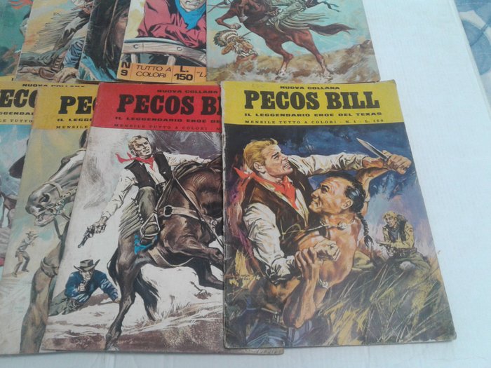 Pecos Bill 1/15 completa - Williams formato albo d'oro - 1 Complete series - 1970