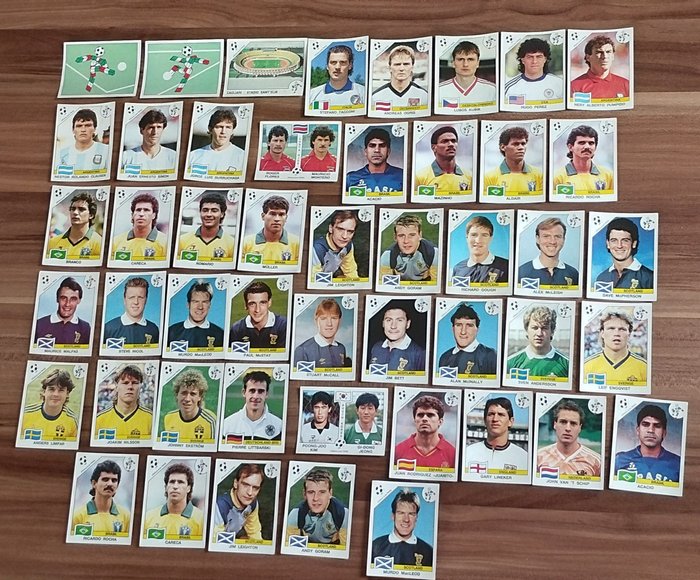 Panini - Italia 90 World Cup - 48 Loose stickers