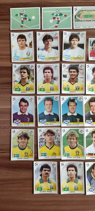 Panini - Italia 90 World Cup - 48 Loose stickers