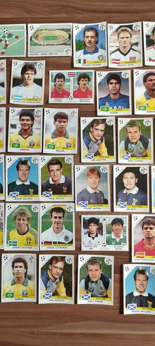 Panini - Italia 90 World Cup - 48 Loose stickers