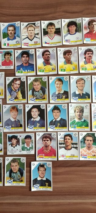 Panini - Italia 90 World Cup - 48 Loose stickers