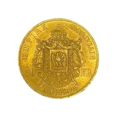 Frankrig Napoléon III (1852-1870) 50 Francs 1862-A Paris