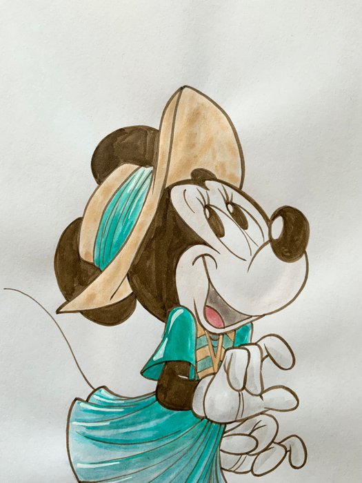 Roberta Migheli - 1 Original drawing - Minnie Mouse - 2023