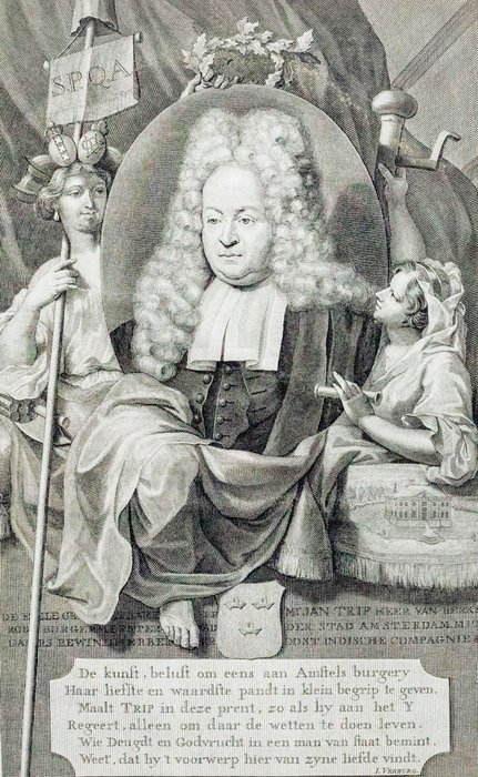 van Hoogstraten / van Nidek - Groot Algemeen Historisch - 1725-1733