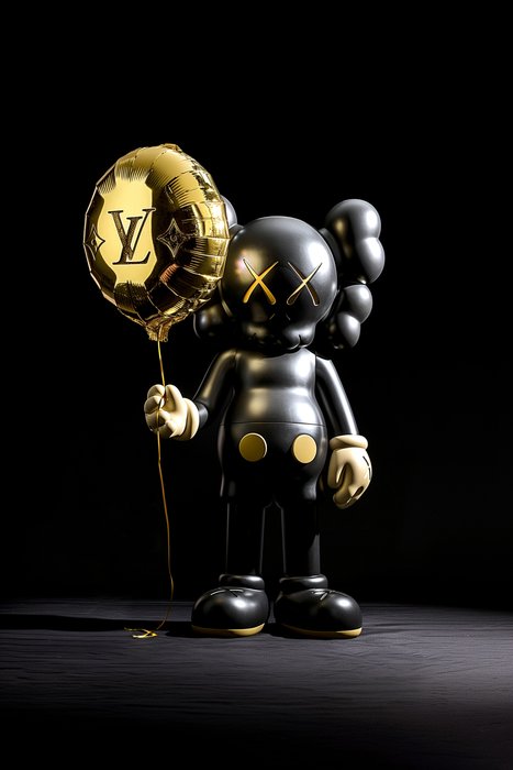 Artxlife - Gold Vuitton Kaws Baloons [XXL]