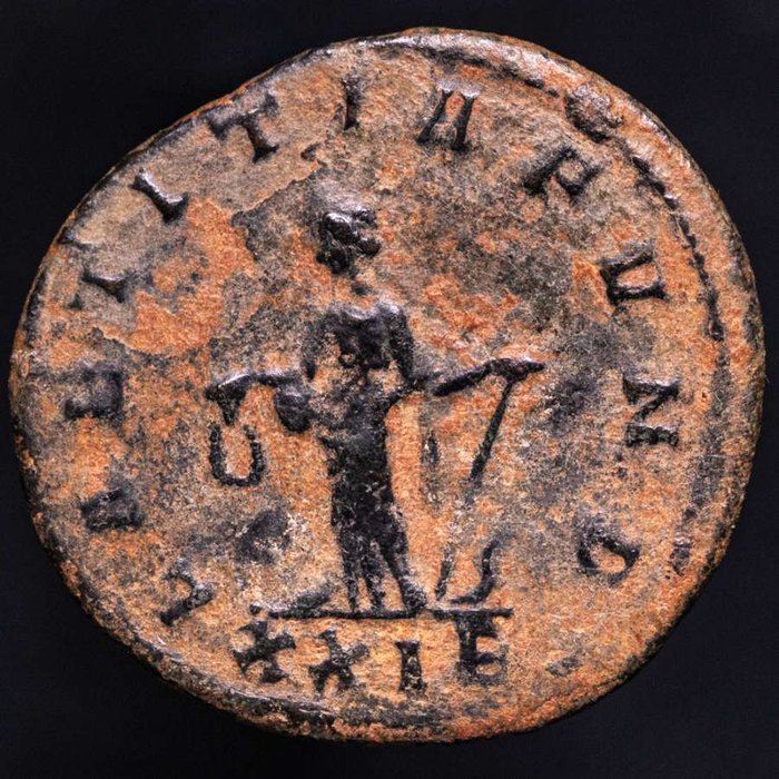 Romarriket. Florianus (AD 276). Antoninianus Rome. July-August 276. LAETITIA FVND / XXIB  (Ingen mindstepris)