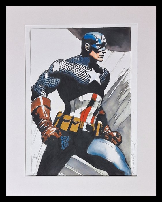 Emma Wildfang - Original Artwork- Captain America