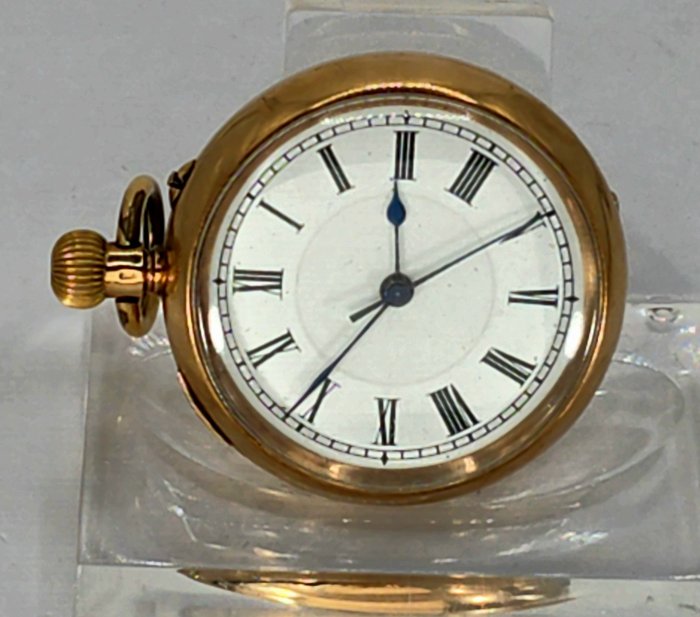 Schild Frères  Co./Eterna - Grenchen - 14kt. Krankenschwesteruhr - Zentralsekunde - Schweiz omkring 1880