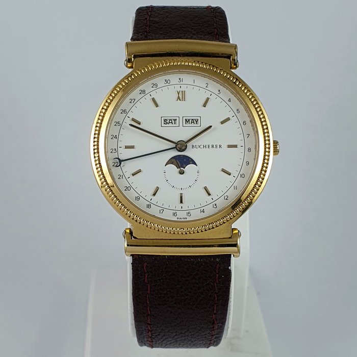 Bucherer - Triple Date Moonphase - Ingen mindstepris - 255.709 - Mænd - 1990-1999