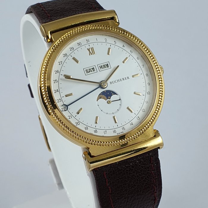 Bucherer - Triple Date Moonphase - Ingen mindstepris - 255.709 - Mænd - 1990-1999