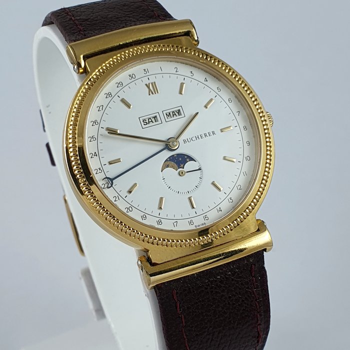 Bucherer - Triple Date Moonphase - Ingen mindstepris - 255.709 - Mænd - 1990-1999