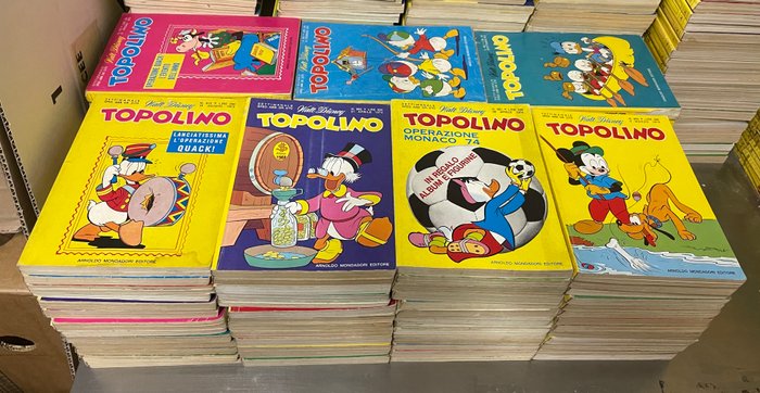 Topolino 900/999 - Sequenza completa - 100 Comic - Første udgave - 1973/1975