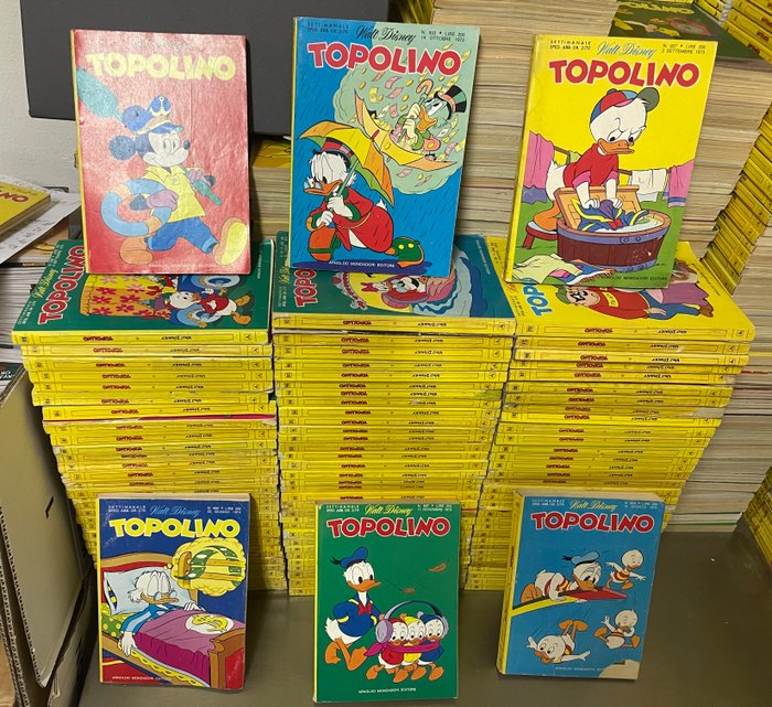 Topolino 900/999 - Sequenza completa - 100 Comic - Første udgave - 1973/1975