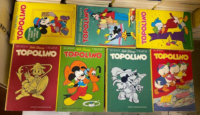 Topolino 900/999 - Sequenza completa - 100 Comic - Første udgave - 1973/1975