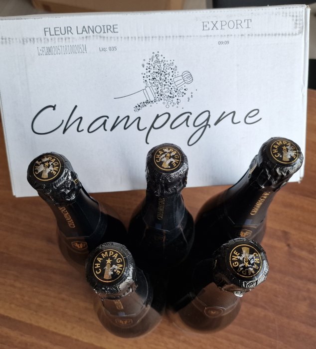 Fleur Lanoire Cuvée Prestige - Reims Brut - 5 Flasker (075 L)