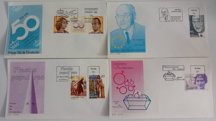 Spanien 1988/2000 - X1 Parti på mere end 240 SPD god stand - Edifil