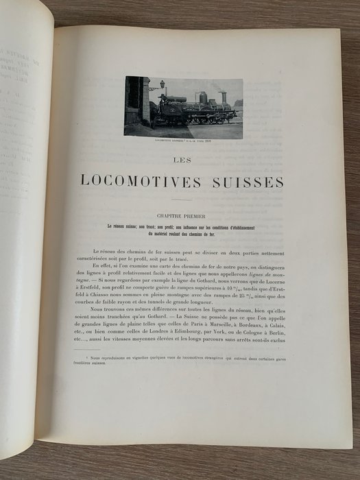 Camille Barbey - Les locomotives suisses - 1896