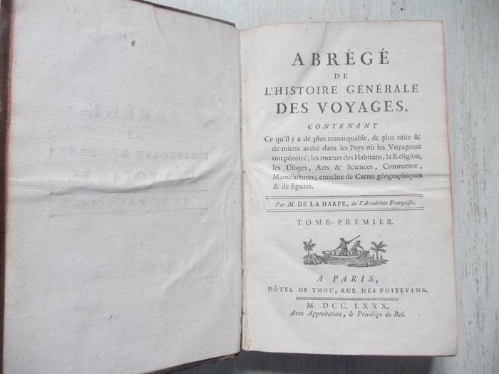 La Harpe - Histoire des voyages : Voyages des Anglais en Afrique, dans les Indes - 1780