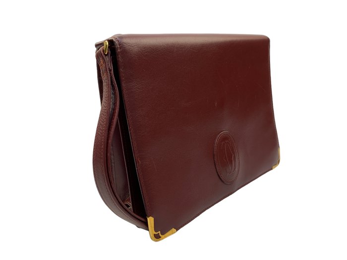 Cartier - Bordeaux color Leather - Håndtaske uden hank