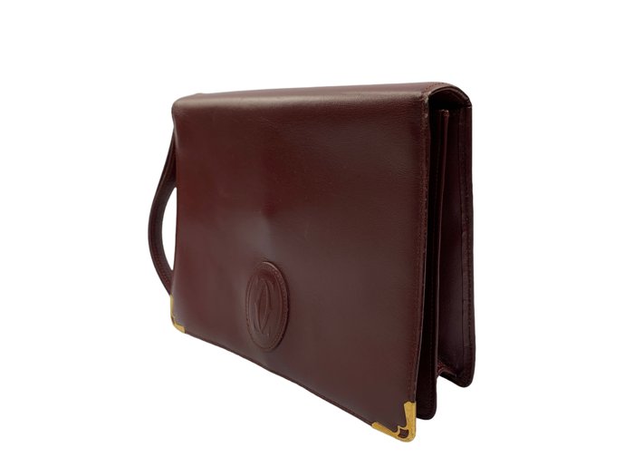 Cartier - Bordeaux color Leather - Håndtaske uden hank