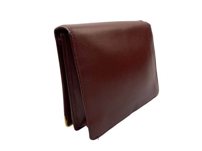 Cartier - Bordeaux color Leather - Håndtaske uden hank