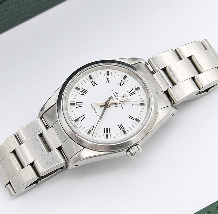 Rolex - Oyster Perpetual Air-King - White Roman - 14000 - Unisex - 1990-1999