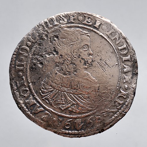 Holland. 2 x zilveren Dukatons (Zeeland en Brabant, bodemvondst) 1662-1668  (Ingen mindstepris)