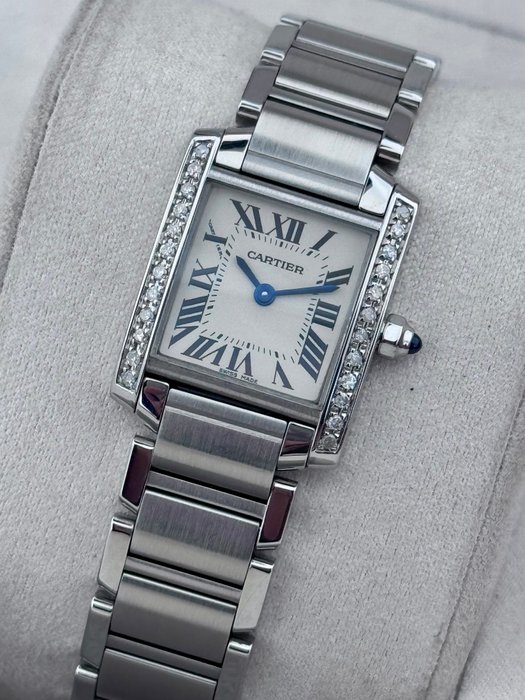 Cartier - Tank Française Lady Daimond - - 2384 - Kvinder - 2011-nu