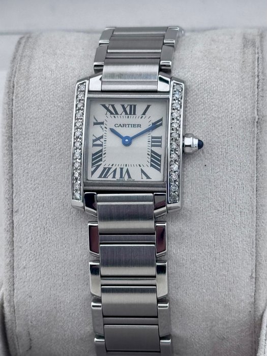 Cartier - Tank Française Lady Daimond - - 2384 - Kvinder - 2011-nu