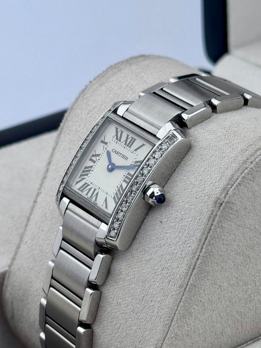 Cartier - Tank Française Lady Daimond - - 2384 - Kvinder - 2011-nu