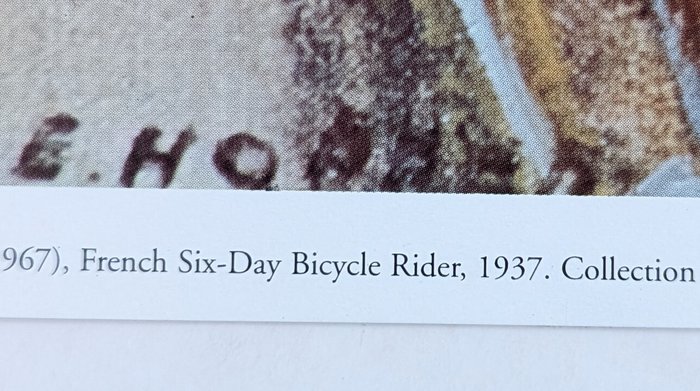 Edward Hopper - Shorewood Fine Art Reproductions - French Six-Day Bicycle Rider (1937) - 2000'erne