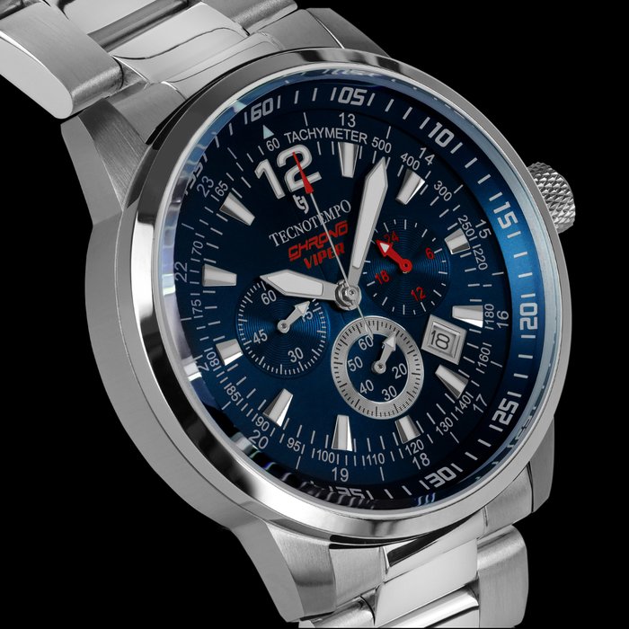 Tecnotempo - Chronograph 100M - "Chrono Viper" Limited Edition - - TT.100A.CVBL - Mænd - 2011-nu