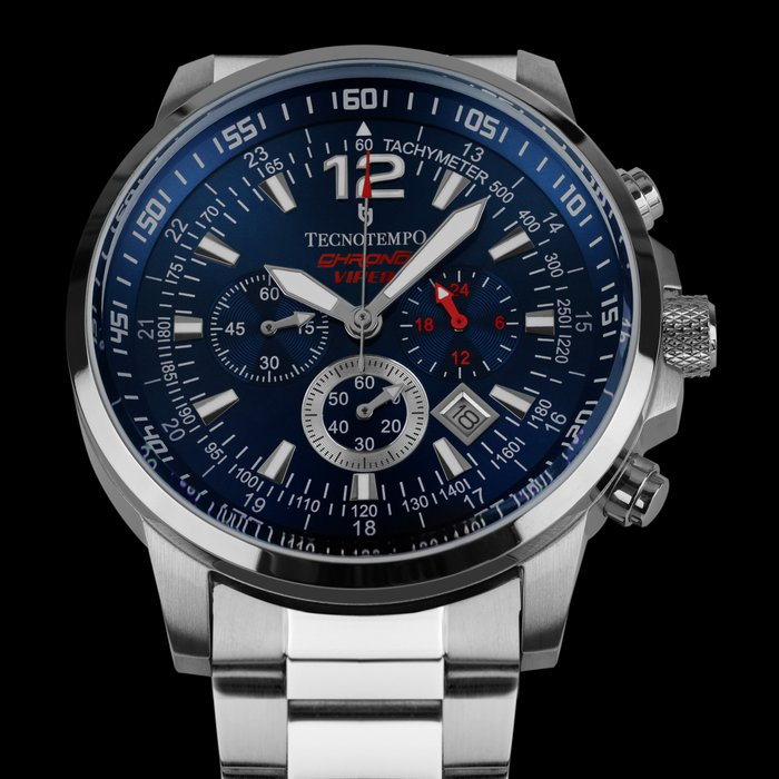 Tecnotempo - Chronograph 100M - "Chrono Viper" Limited Edition - - TT.100A.CVBL - Mænd - 2011-nu