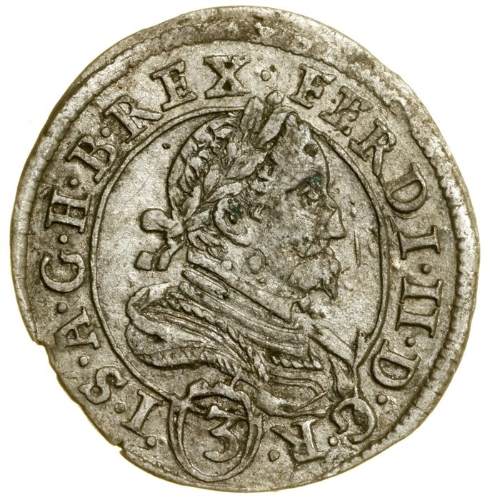 Østrig Ferdinand II (1619-1637) 3 Kreuzer 1634  (Ingen mindstepris)