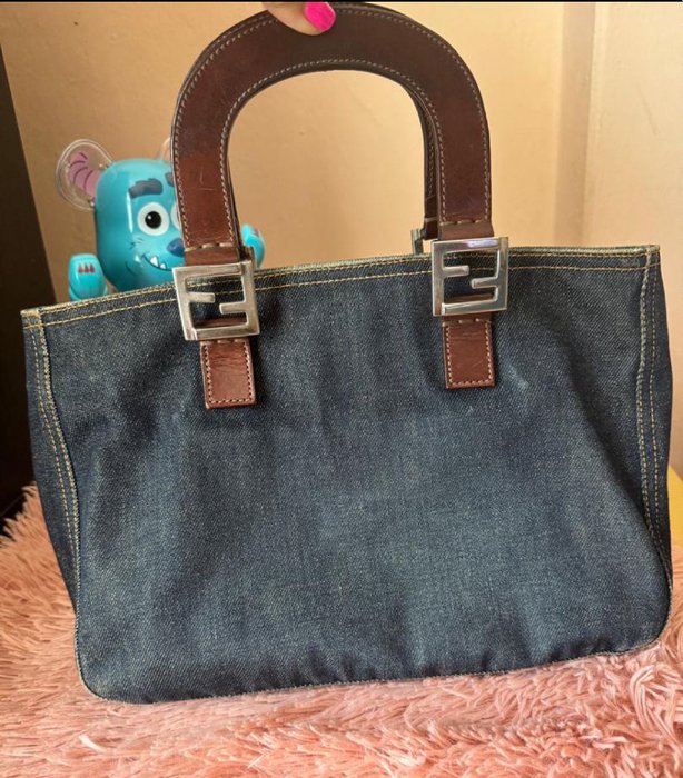 Fendi - dark denim tote bag - Taske