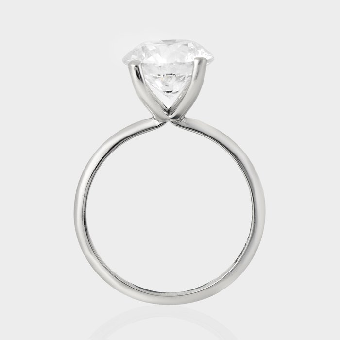 Ingen mindstepris - Ring - 18 kraat Hvidguld -  308ct tw Diamant (Laboratoriedyrket) - IGI Ideal E VS1 Ideal