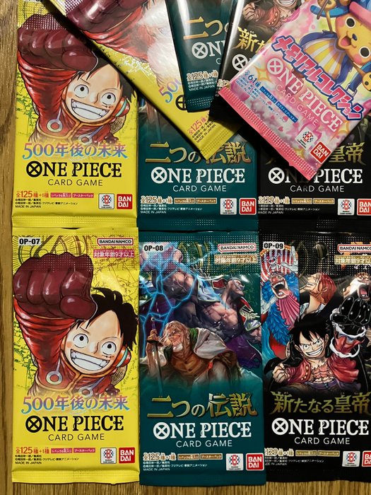 Bandai - 20 Booster pack - 4 different packs 5 sets - ONE PIECE CARD GAME Japanese