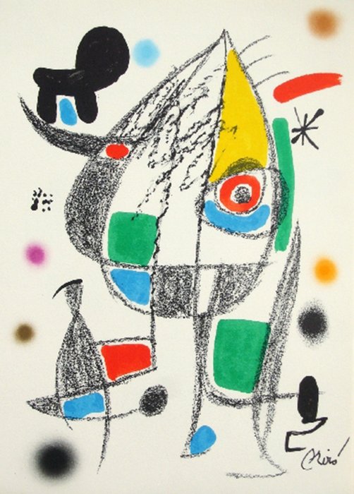 Joan Miro (1893-1983) - Joan Miró - Maravillas con variaciones acrosticas 20