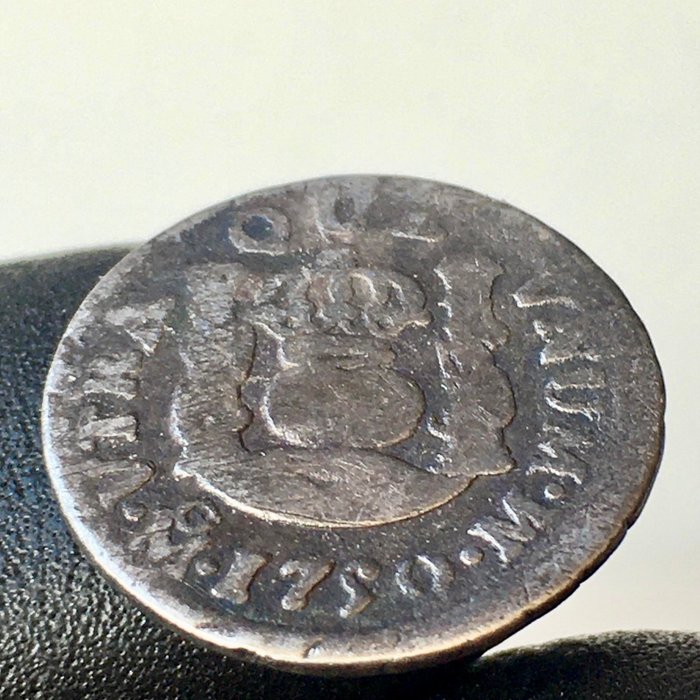 Spanien. Fernando VI (1746-1759). Medio Real - 1750 M - México - (R616)  (Ingen mindstepris)