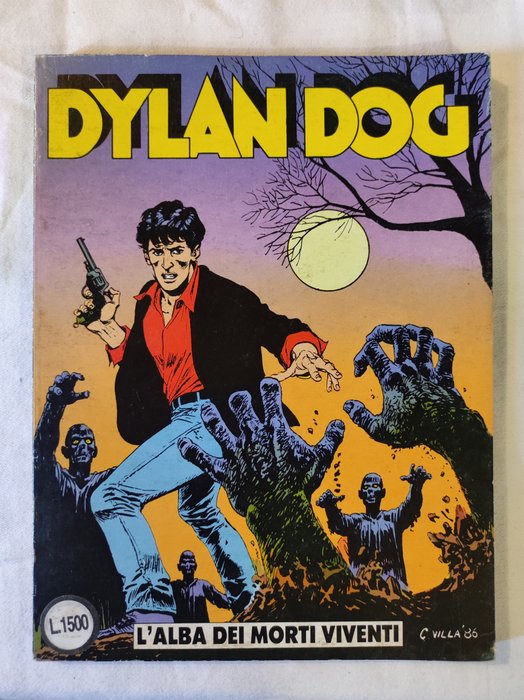 Dylan Dog n. 1 - L'Alba dei Morti Viventi - 1 Comic - Første udgave - 1986