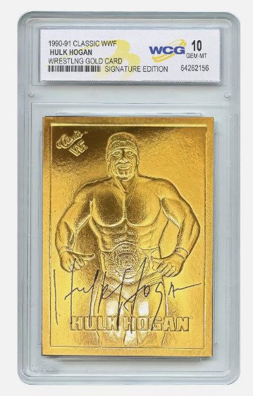 1996/97 Classic - Hulk Hogan Gold Card - Signature Edition WCG 10 - 1 Graded card