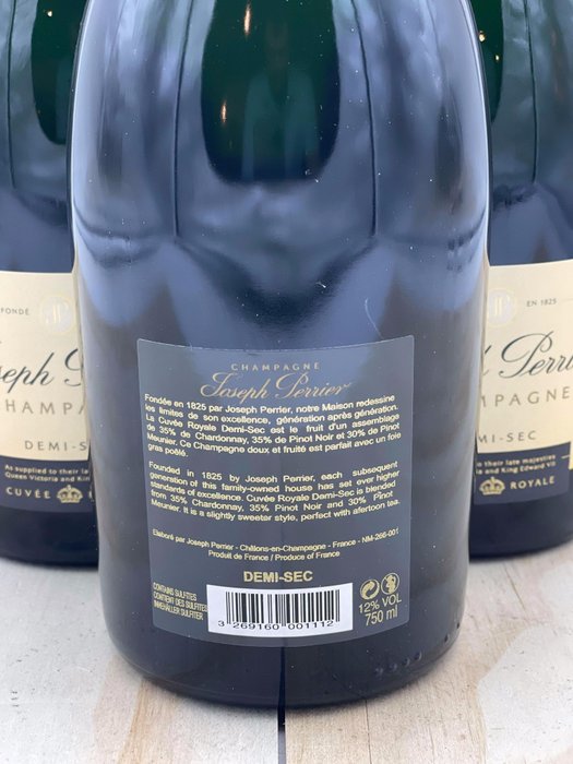 Joseph Perrier, Cuvée Royal - Champagne Demi-Sec - 6 Flasker (0,75 L)