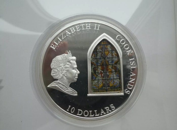 Cook-øerne 10 Dollars 2011 Masterpieces of Crafts - Westminster Abbey  50g (999)