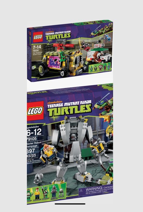 Lego - TMNT Mutant Ninja Turtles Misb Nickelodeon 79105 79104