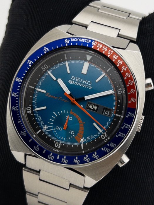 Seiko - Pepsi Pogue " Blue Dial " - 6139-6002 - Mænd - 1970-1979