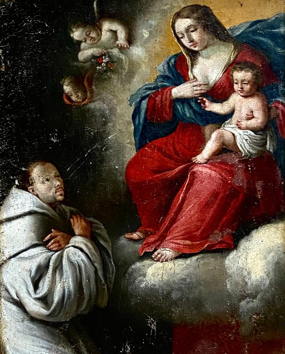 French school (XVIII) - Vierge de la leche