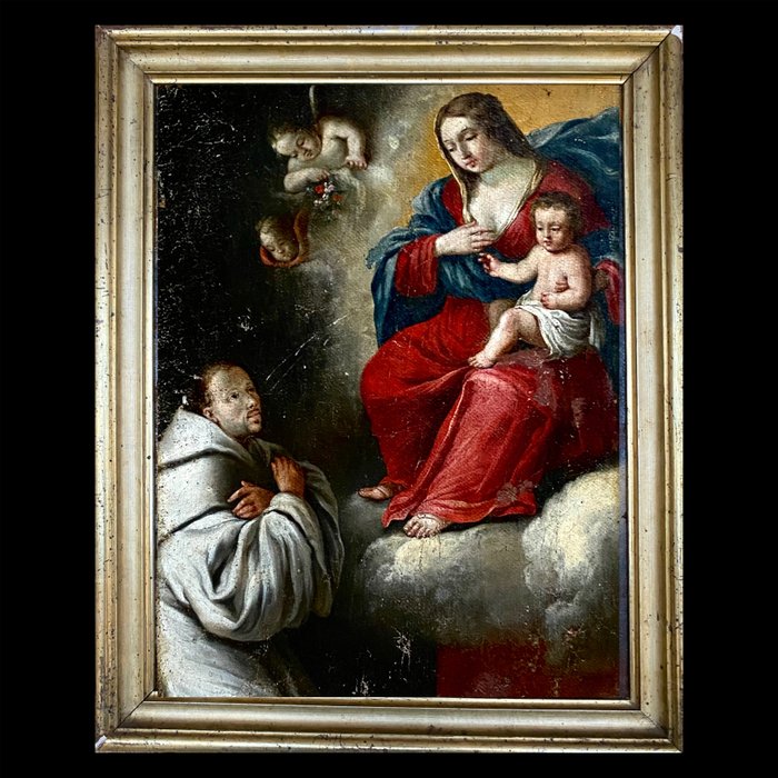 French school (XVIII) - Vierge de la leche