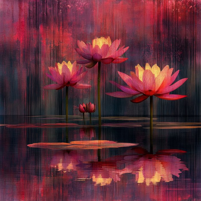 Miss Evoke - Reflecting the lily - XXL