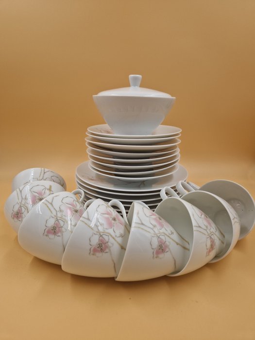 Rosenthal - Raymond Loewy - Kaffesæt til 8 (25) - Porcelæn